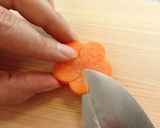 ＊基本の切り方＊ねじり梅（にんじん）作り方11写真
