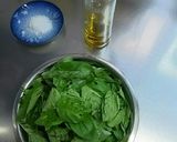 オイルとお塩だけ！バジルペースト2016作り方1写真