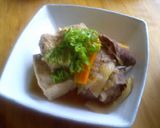 おだしジュワ～冷凍豆腐で肉豆腐！作り方5写真