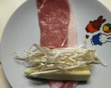ズッキーニ食べさせ隊☆もやしの豚肉巻き作り方2写真