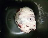 クランベリーとマカダミアとクリチのパン作り方4写真