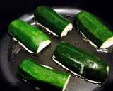 ズッキーニの丸ごとマヨつくね焼き作り方4写真
