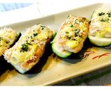 ズッキーニの丸ごとマヨつくね焼き作り方6写真