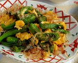 しし唐の玉子とじ。作り方5写真