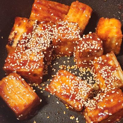 鶏肉なし♪ヤンニョムチキン☆厚揚げで簡単 by マダム・フィーカ