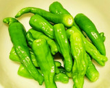 お弁当やおつまみに最適‼ししとうの甘辛煮作り方1写真