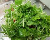 サラダ菜と水菜のサラダ作り方6写真