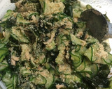 簡単常備菜！胡瓜とワカメとツナの酢の物作り方4写真