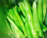 さやいんげんの梅風味胡麻味噌和え作り方2写真
