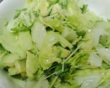 水菜とアボカドのサラダ作り方6写真