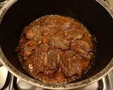 イタリア風・牛肉の赤ワイン煮込み作り方7写真