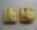 缶詰で簡単★サバとチーズの油揚げ巾着作り方3写真