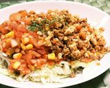 サルサ＆タコスミートサラダ蕎麦♪作り方7写真