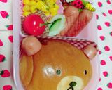 ロールパンくまさん弁当リラックマ？幼稚園作り方1写真