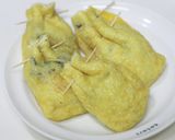 ジュワ～とお出汁♡ひじきと卵の巾着煮作り方4写真