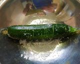 ズッキーニの塩もみゴマ油和え作り方2写真