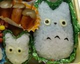 簡単キャラ弁　トトロおにぎり運動会　遠足作り方4写真