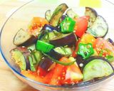 すし酢で☆夏野菜の胡麻しそ和え作り方4写真