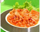 豚ロースとミックスビーンズのトマト煮込み作り方10写真