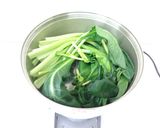 微粉砕機で野菜ペースト(ほうれん草)作り作り方2写真