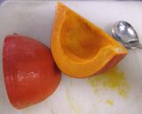 赤かぼちゃの酢の物作り方1写真