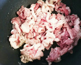 話題のレシピ入り☆豚こまの梅しそだれ焼き作り方5写真