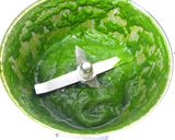 微粉砕機で野菜ペースト（小松菜）作り作り方3写真