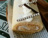 簡単☆絶品☆純生プリンロールケーキ作り方21写真