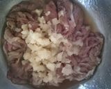 牛肉の生姜丼作り方3写真