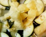 茄子と玉ねぎと油揚げのお味噌汁作り方4写真