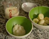 塩バナナの甘酒豆乳スムージー作り方2写真