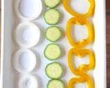 <夏野菜＞カラフル野菜のエビカツ作り方1写真