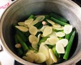 無水鍋でネギたっぷり塩麹漬けラフテー作り方4写真