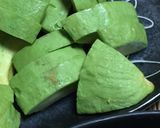 アボカドのミョウガ添え作り方1写真