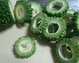 簡単♪ゴーヤ肉詰め。作り方1写真