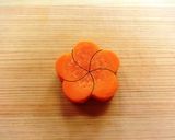 ＊基本の切り方＊ねじり梅（にんじん）作り方9写真