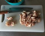 鶏ももときゅうりのオーロラソース炒め✩作り方2写真