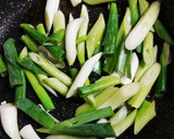 簡単♪節約♪ネギともやし炒め作り方1写真
