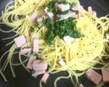 海老とバジルのパスタ作り方6写真