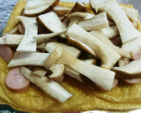 油あげときのこのマヨチーズカレーピザ作り方1写真