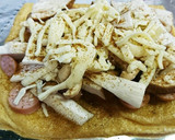 油あげときのこのマヨチーズカレーピザ作り方2写真