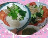 ☺中華の肉ドーム素麺♥中華くらげサラダ☺作り方13写真