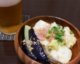 揚げ出し豆腐と茄子の揚げびたし作り方10写真