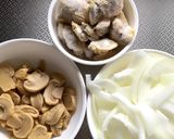 ♡崩しポテトのアサリトマトソース焼き♡作り方1写真