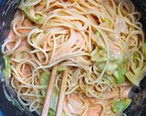 冷凍トマトとキャベツの冷製パスタ作り方5写真