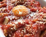 ♡崩しポテトのアサリトマトソース焼き♡作り方7写真