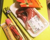 ガーリック★タコアスパラ作り方1写真