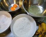 バナナ救済！ふわふわもっちりバナナケーキ作り方1写真