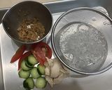 葛きり・ササミでさっぱり胡麻酢和え作り方4写真
