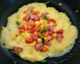 オムレツのせて大満足！塩ラーメン☆作り方4写真